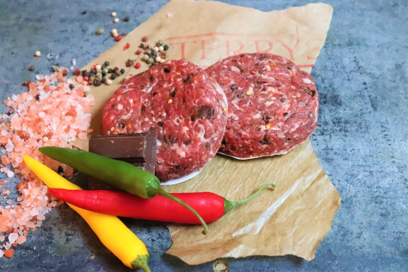 Hovězí burger chilli&čokoláda