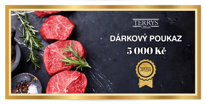 Dárkový poukaz 5 000 Kč